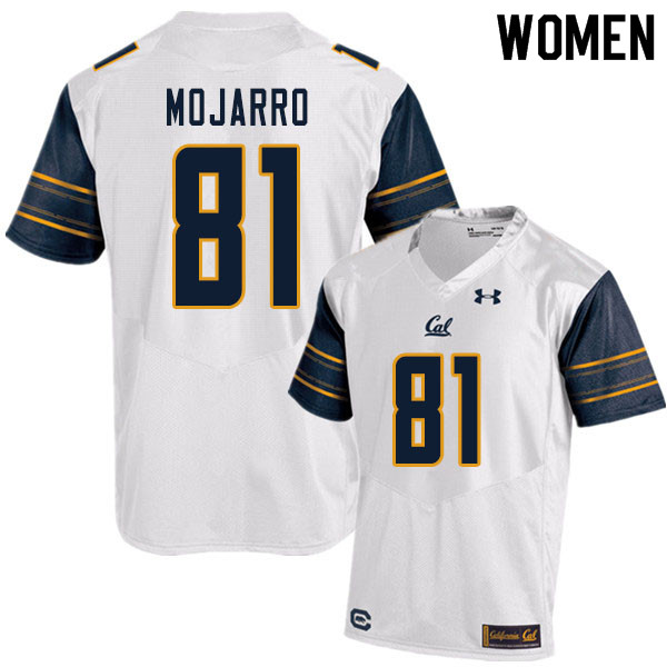 Women #81 Elijah Mojarro Cal Bears UA College Football Jerseys Sale-White